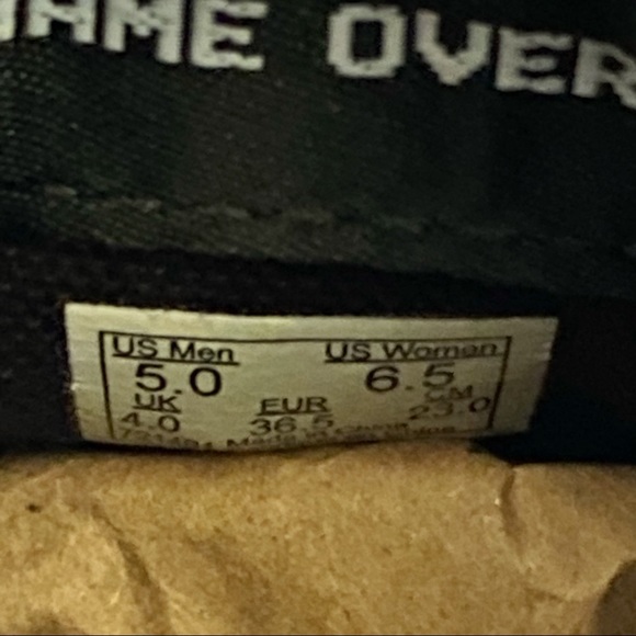 Vans authentic Nintendo donkey Kong print black purple canvas lo top sneakers - Picture 10 of 10